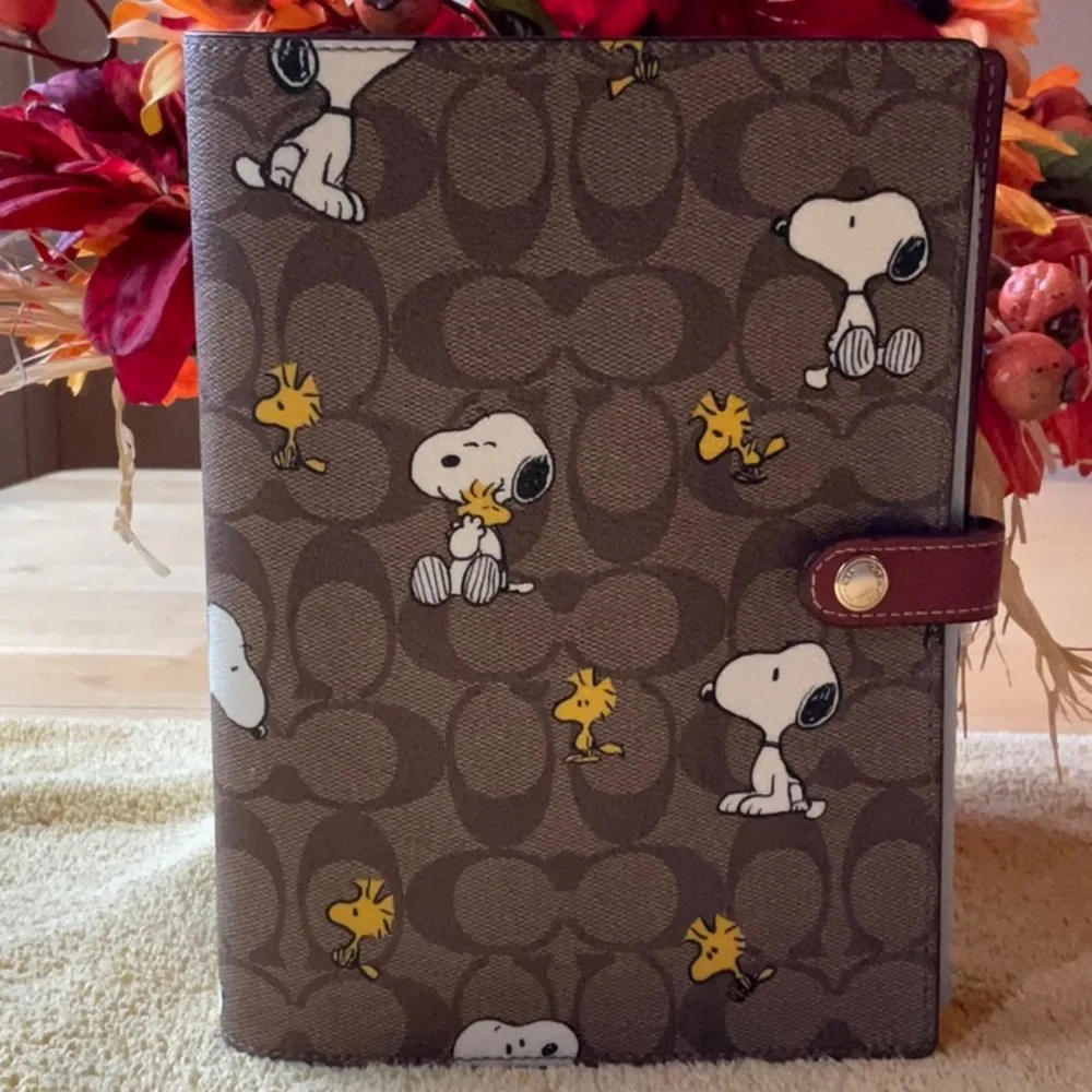 🐶 COACH X PEANUTS NOTEBOOK 🐶 NWT 🐶